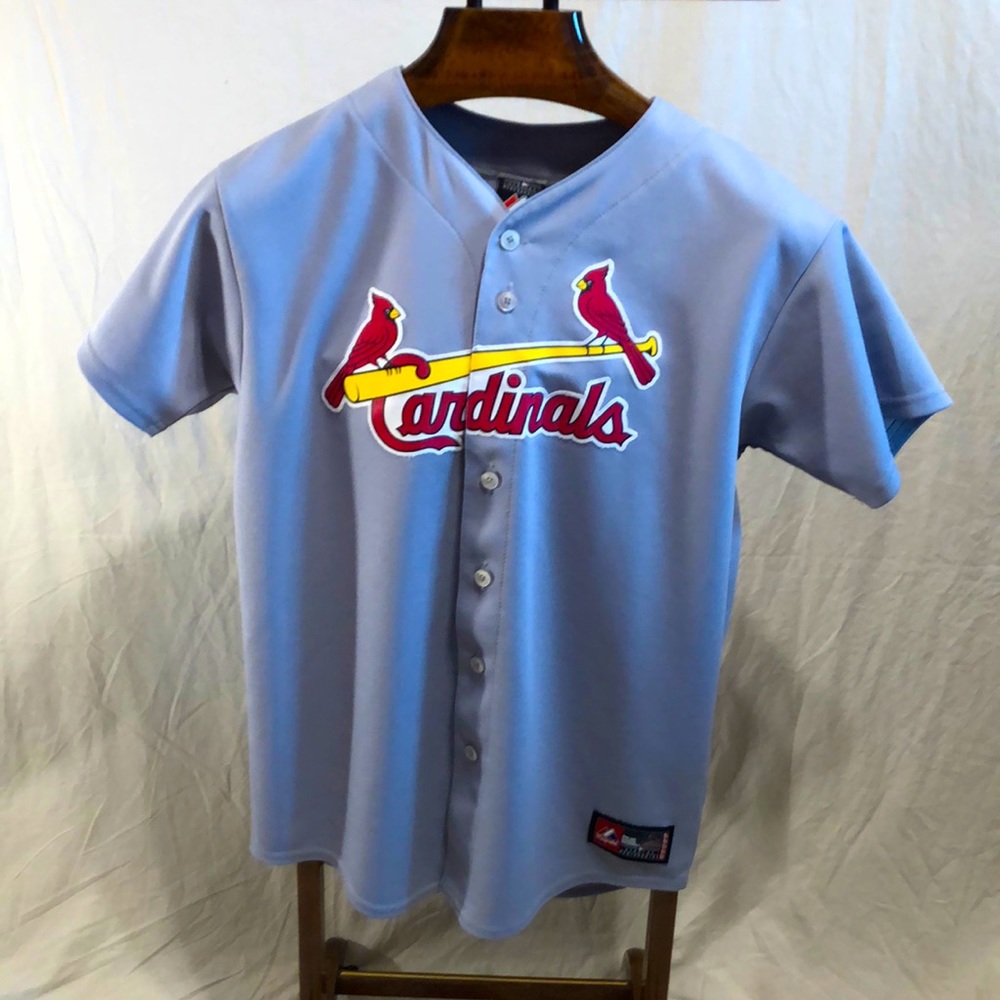 Gray St Louis Cardinals #5 Pujols jersey